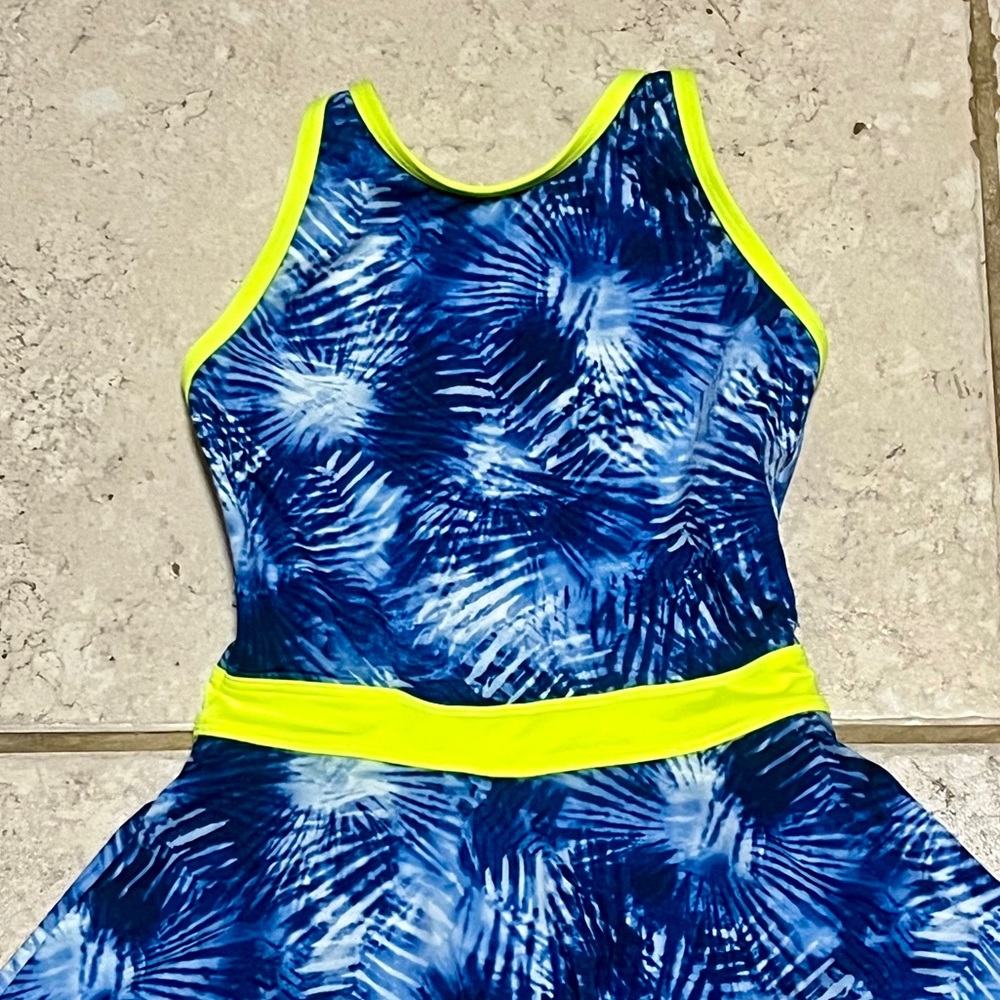 Land's End Girl's One-Piece Skirted Swimsuit - Picture 2 of 11